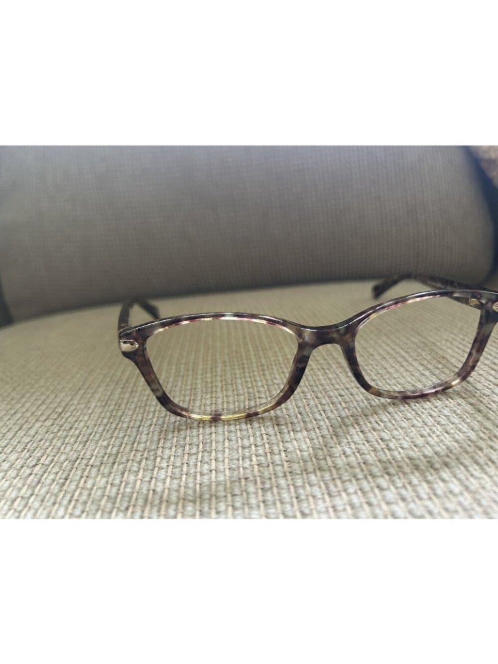 COACH Y2K frames Only Glasses NEW YORK HC6064 5287 Confetti Brown 51/17 135 Fun - Picture 4 of 16